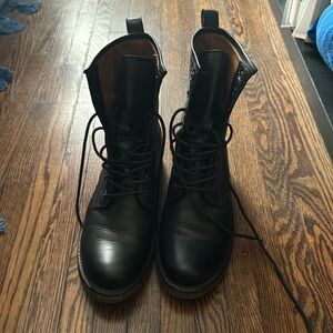 FRYE leather combat boots, LIKE NEW!!!!